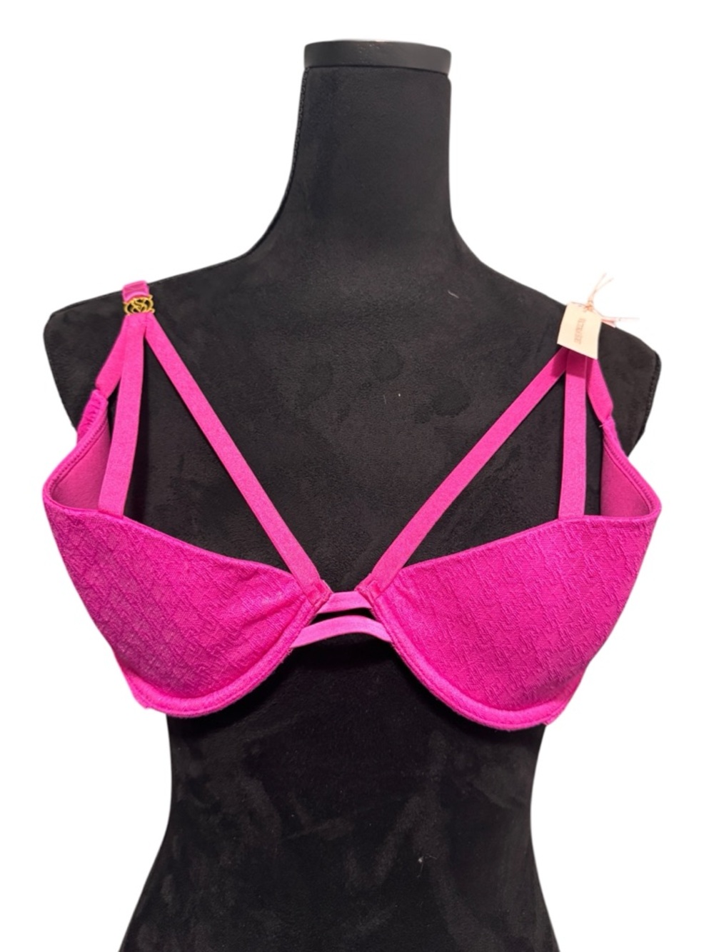 Victoria's Secret Lace Open-Cup Demi Bra Pink - Picture 2 of 10